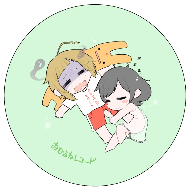 【マギアレコード】おひるねレコード涼さく缶バッジ(7.5㎝)