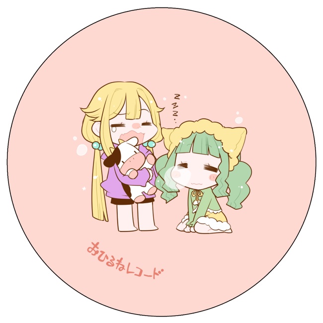 【マギアレコード】おひるねレコードフェリさな缶バッジ(7.5㎝)