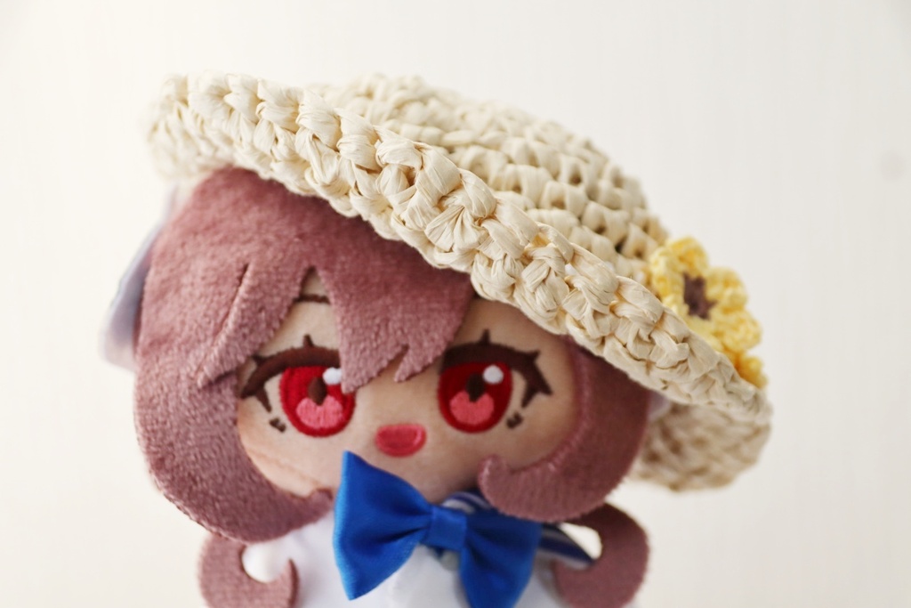 ぬいぐるみ用 麦わら帽子