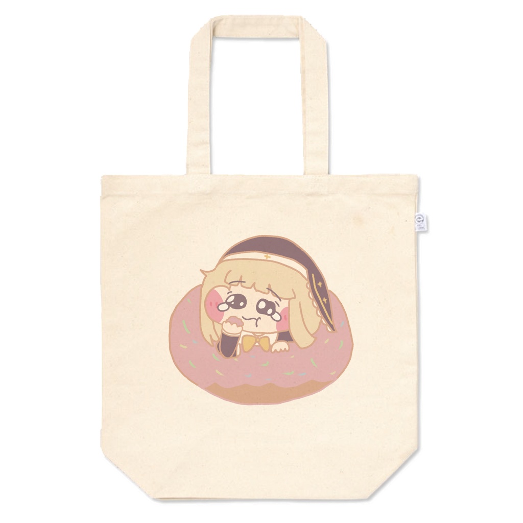 ドーナツスピキ　トートバッグ（もぐもぐ）