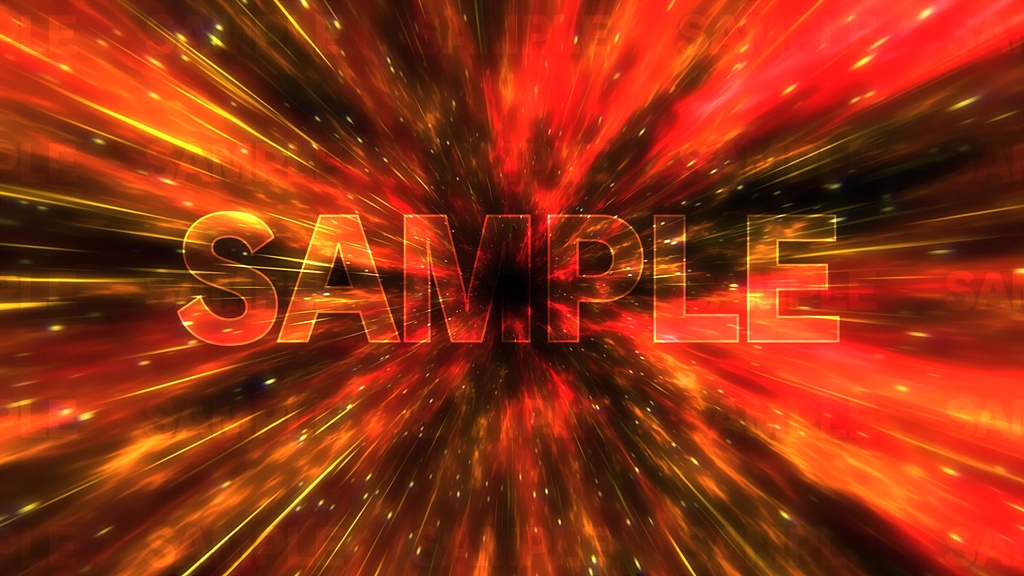 パチンコ風効果背景 放射状 5色セット