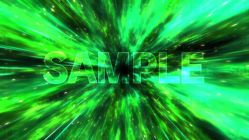 パチンコ風効果背景 放射状 5色セット