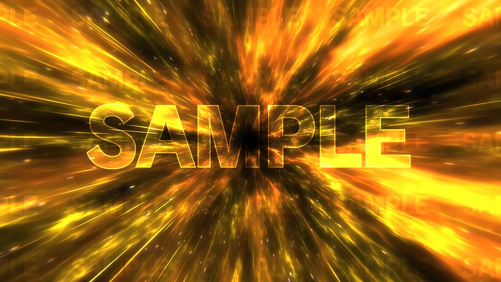 パチンコ風効果背景 放射状 5色セット