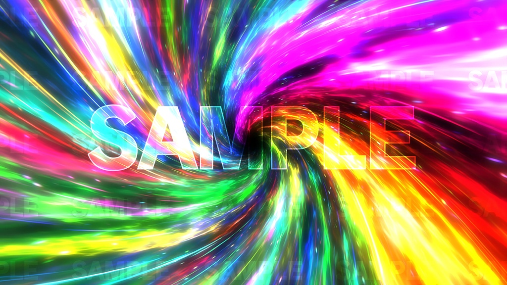 パチンコ風効果背景 渦状 5色セット