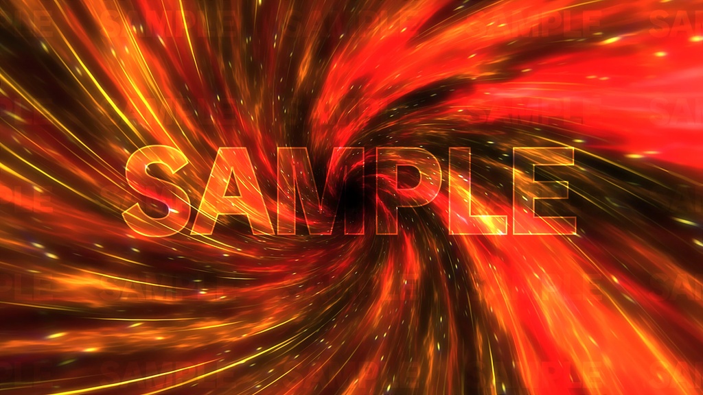 パチンコ風効果背景 渦状 5色セット