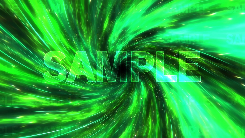 パチンコ風効果背景 渦状 5色セット