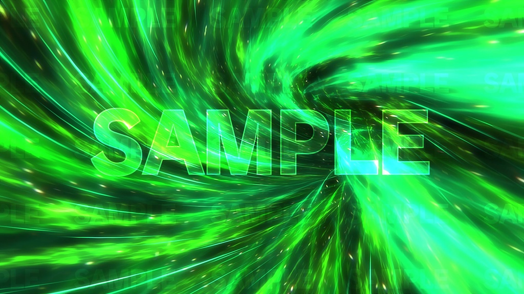 パチンコ風効果背景 トンネル状 5色セット