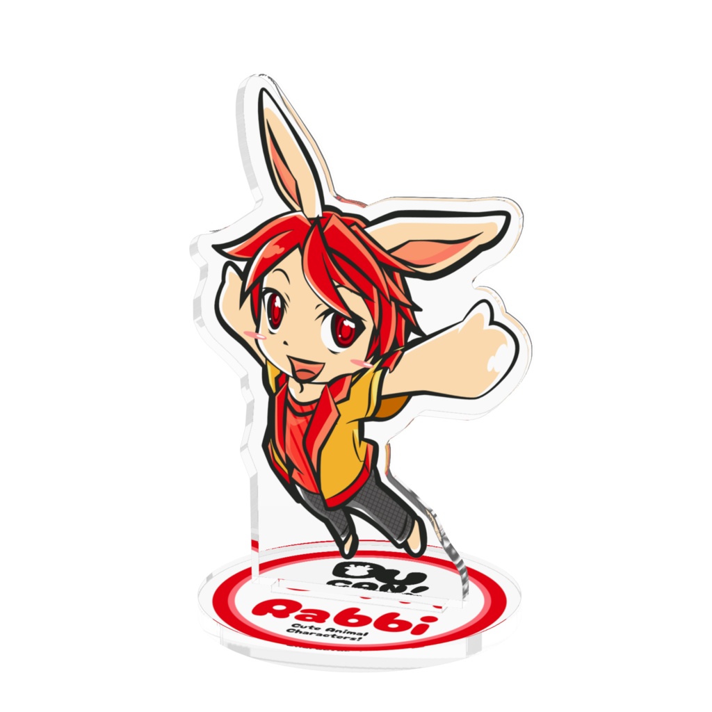 【LINEスタンプ「DU缶」】01_RABBI（うさぎ）