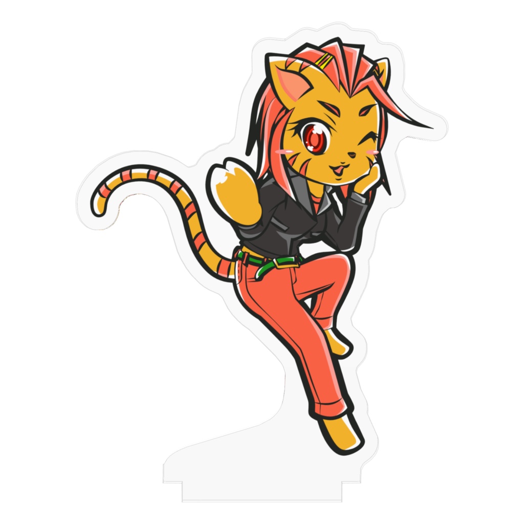 【LINEスタンプ「DU缶」】02_Taiga(トラ)