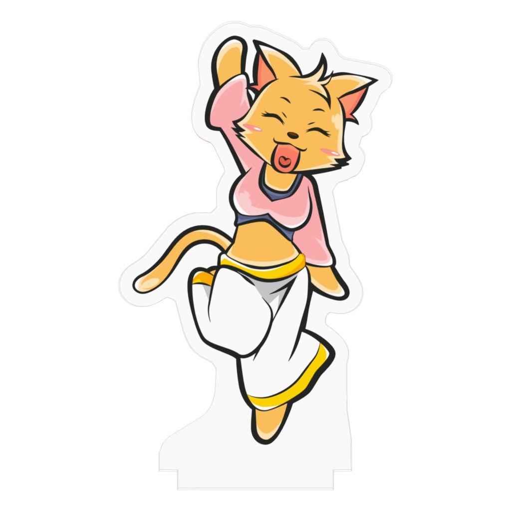 【LINEスタンプ「DU缶」】03_Nyako(ネコ)