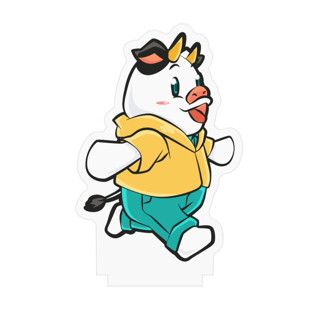 【LINEスタンプ「DU缶」】06_Mow(ウシ)