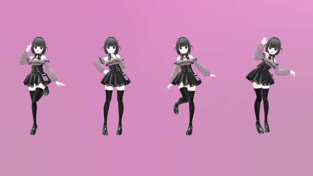 【Manuka】Jirai Kei Pose Pack - 10 Poses