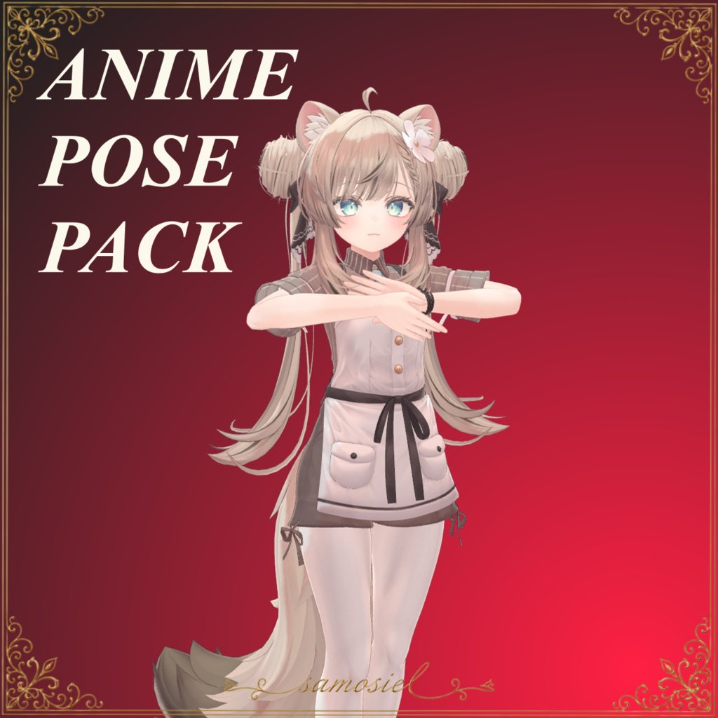 Anime Pose Pack (20 Types / FREE 1&2)