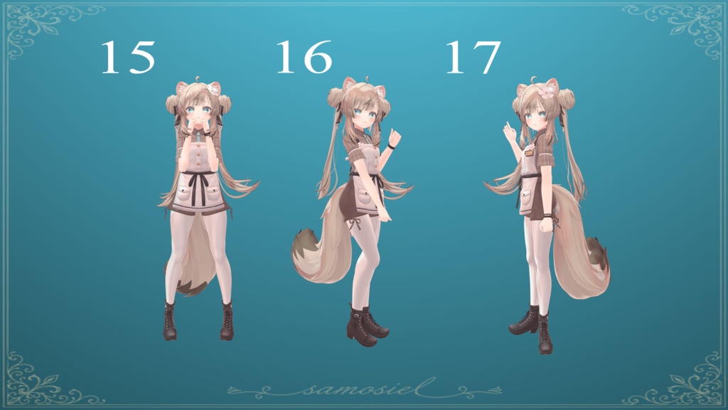 Anime Pose Pack (20 Types / FREE 1&2)