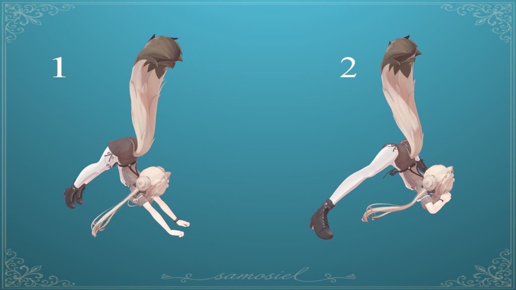 Anime Pose Pack (20 Types / FREE 1&2)
