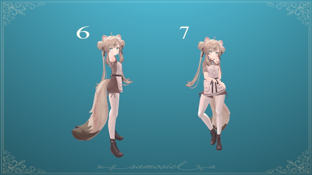 Anime Pose Pack (20 Types / FREE 1&2)