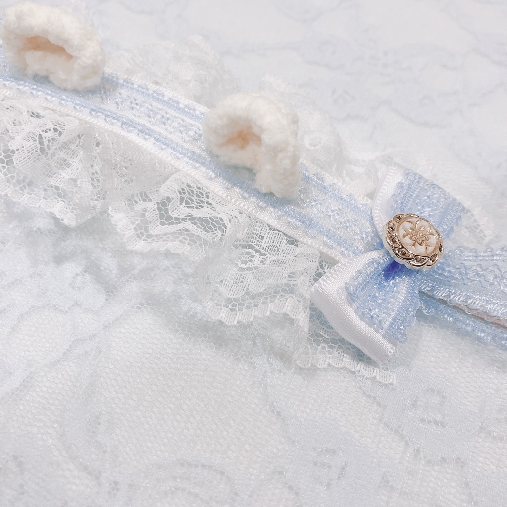 ぬい用くまみみヘッドドレス