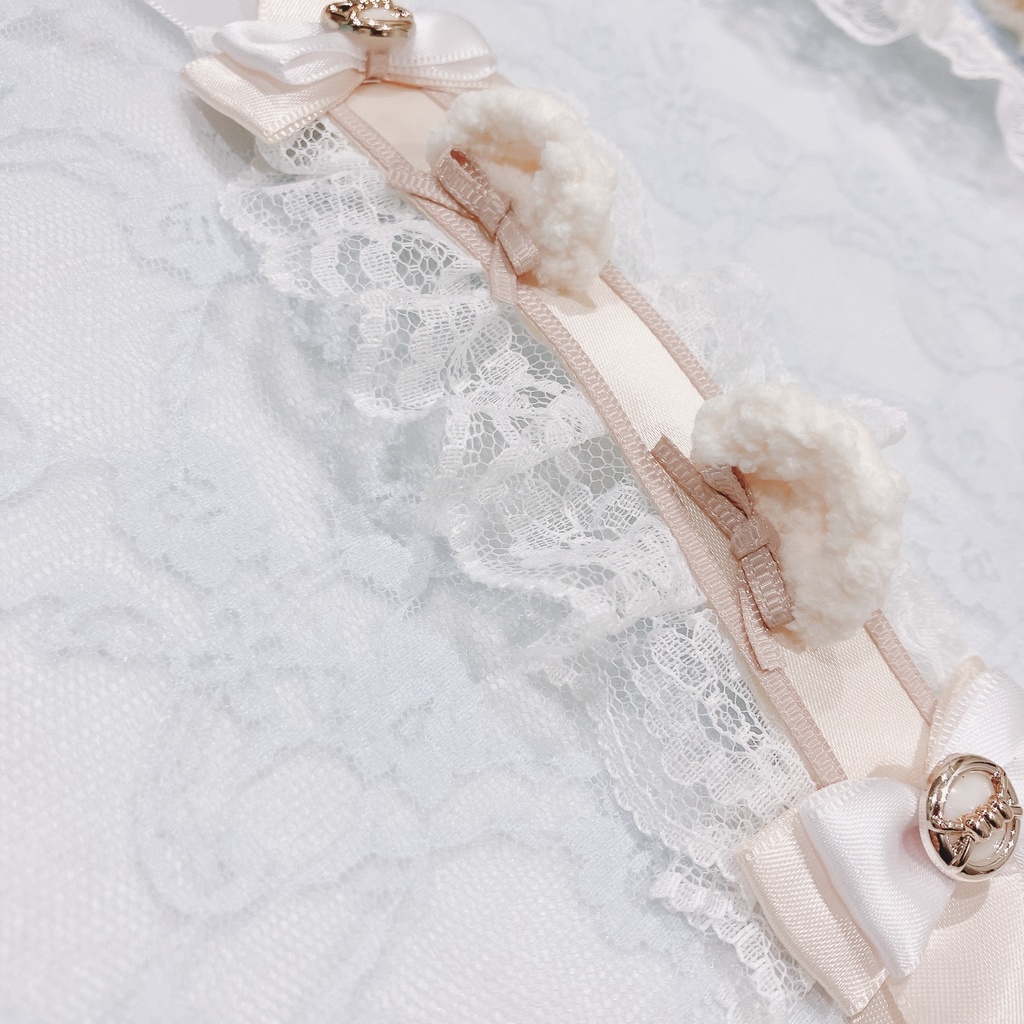 ぬい用くまみみヘッドドレス