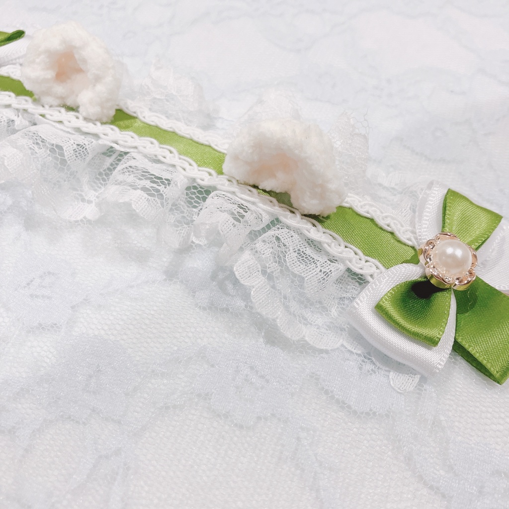 ぬい用くまみみヘッドドレス