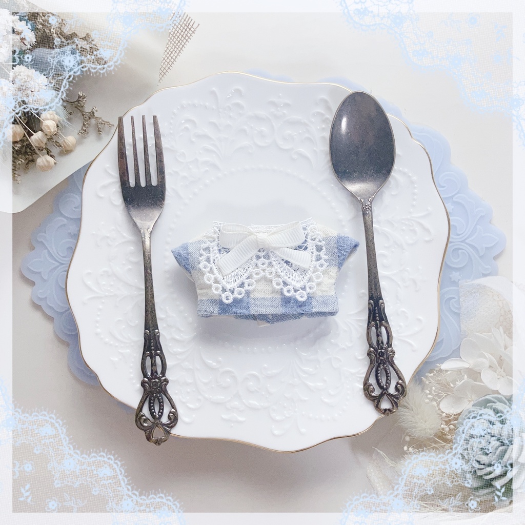 【ゆびまほ10】ぬい用 襟付きトップス