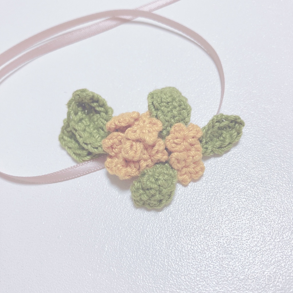 ぬい用花かんむり