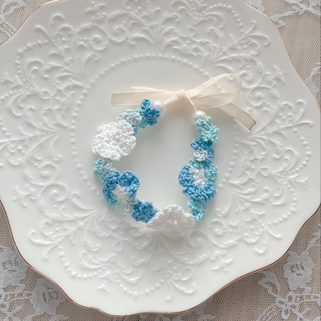 ぬい用花かんむり