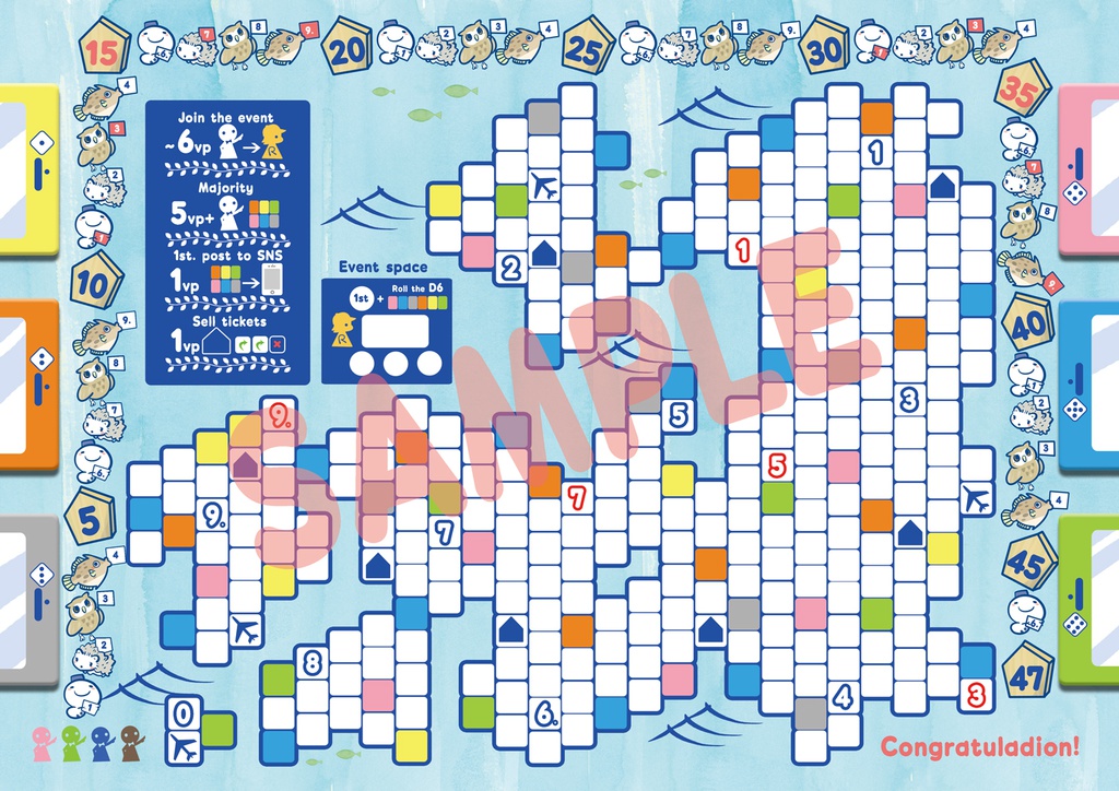 【ボードゲーム】ラメットサミット