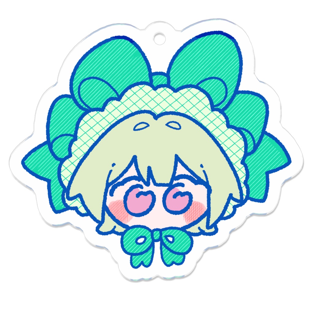 うさくんお顔アクキー