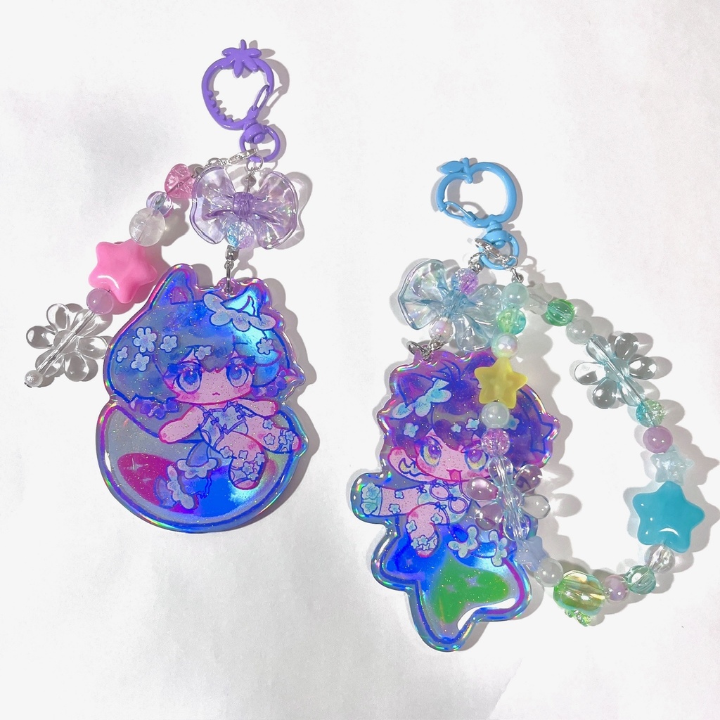 【受注】ビーズストラップアクキー