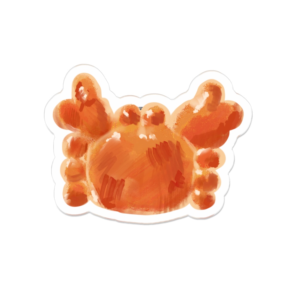 かにぱんアクリルバッチ