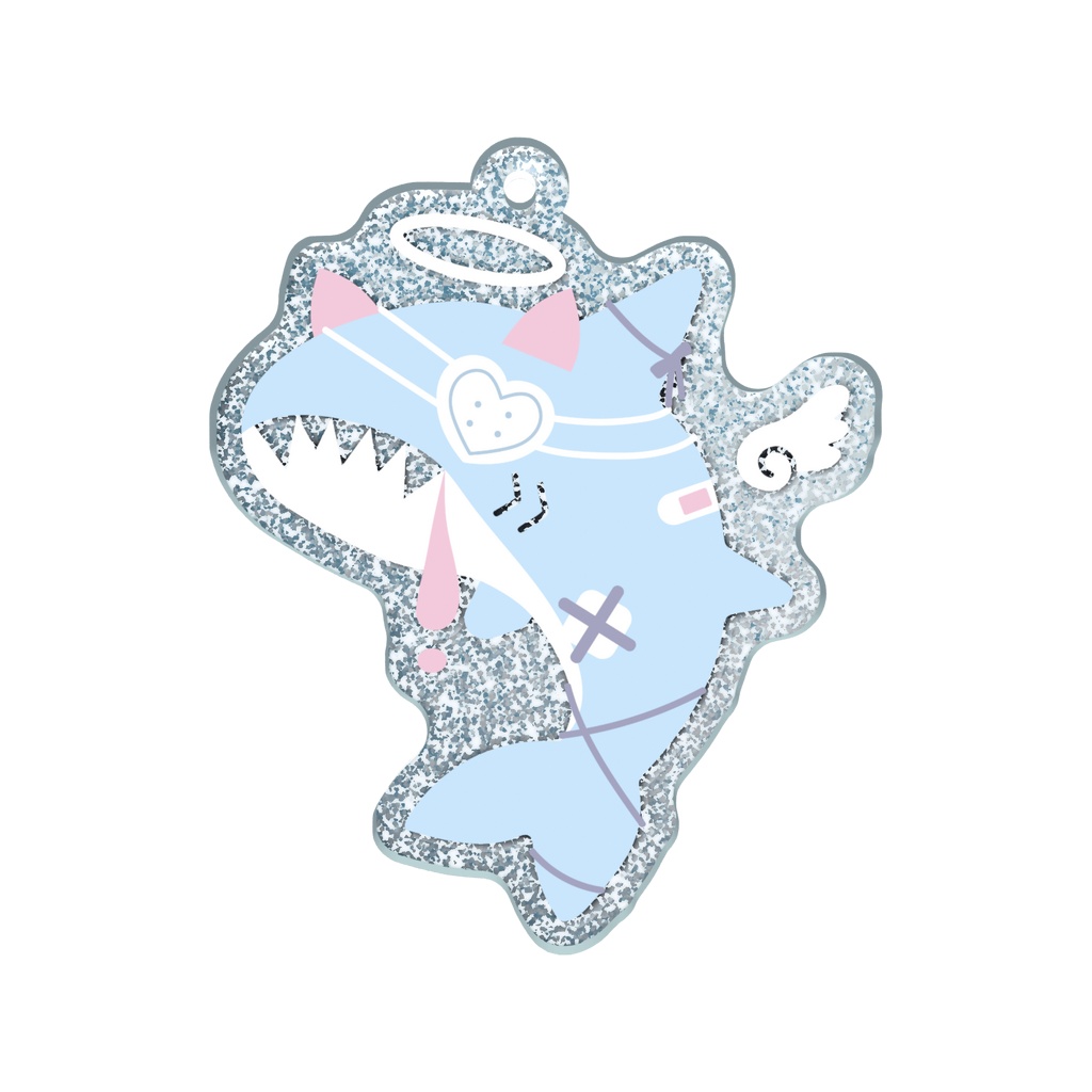 ⟡ : うるにゃさめ./urumeowshark. ラメアクリルキーホルダー