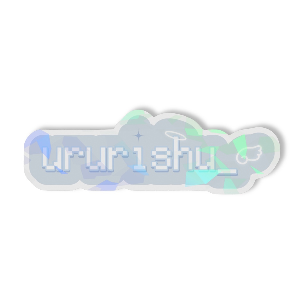 ⟡ : urushop. オリジナルホログラムすてっか~
