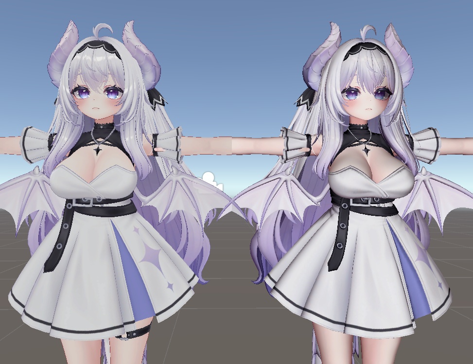 q002 Poiyomi shader material setting preset