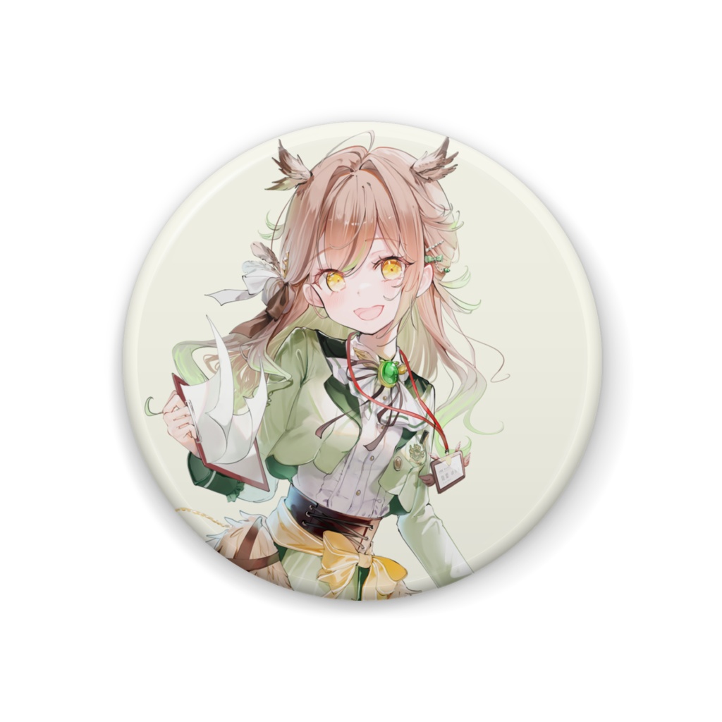 【デビュー記念グッズ】缶バッジ【梟葉めりあ】