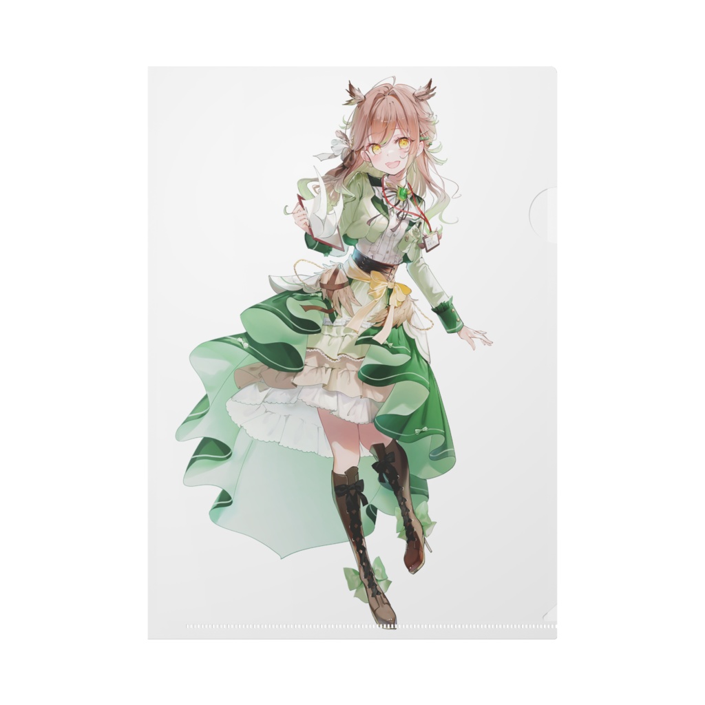 【デビュー記念グッズ】クリアファイル【梟葉めりあ】