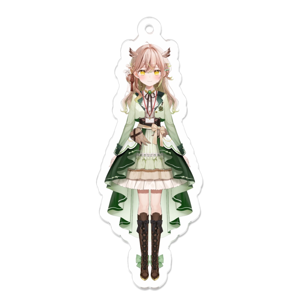 【ファンクラブ開設記念グッズ】アクリルキーホルダー【梟葉めりあ】
