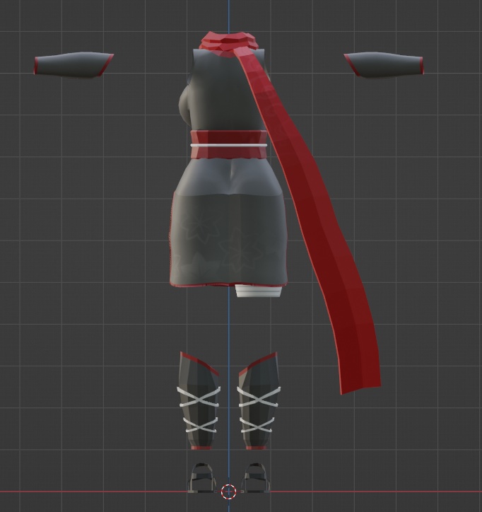 【無料】ティコ用 くのいち衣装