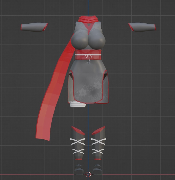 【無料】ティコ用 くのいち衣装