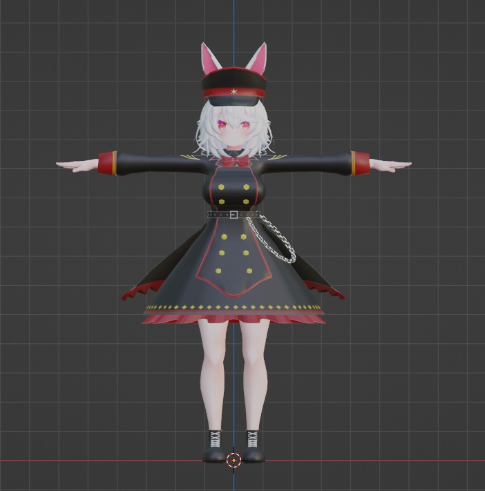 【無料】ティコ 軍服ワンピース風衣装