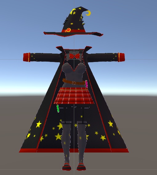 【無料】ティコ 魔女風衣装