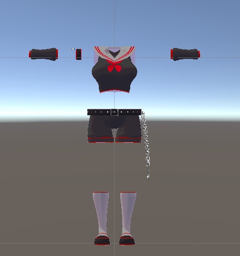 【無料】ティコ セーラーショートパンツスタイル