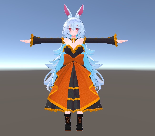 【無料】ティコ・ポプリ用 ハロウィンカラードレス