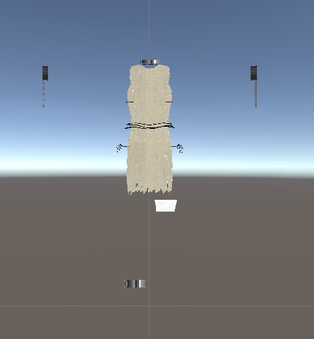 【無料】ティコ・ポプリ用 ぼろぼろの布の服