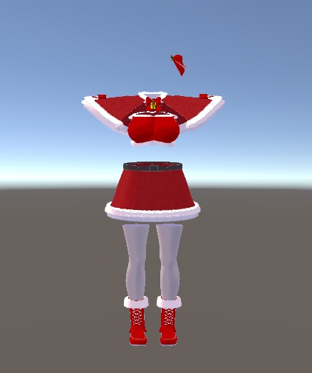 【無料】ティコ・ポプリ用 サンタ服