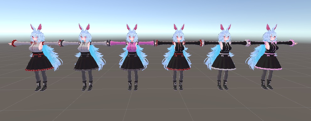 【無料】ティコ・ポプリ用 ガーリー系衣装「Side Boob」