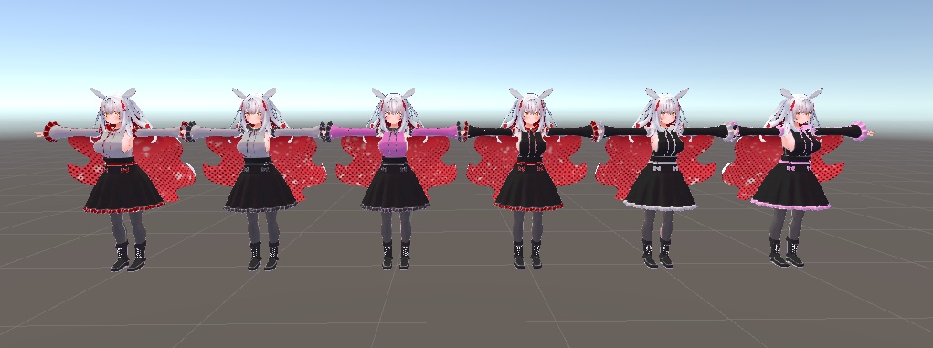 【無料】ティコ・ポプリ用 ガーリー系衣装「Side Boob」