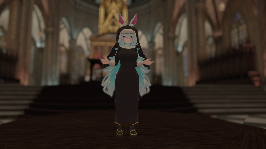 【無料】ティコ・ポプリ用 シスター風衣装Ver5