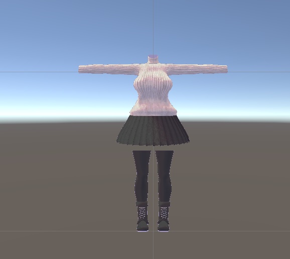 【無料】ティコ・ポプリ用 タートルネック衣装