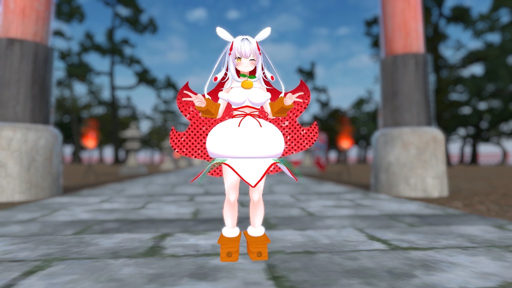 【無料】ティコ・ポプリ用 鏡餅衣装