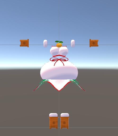 【無料】ティコ・ポプリ用 鏡餅衣装